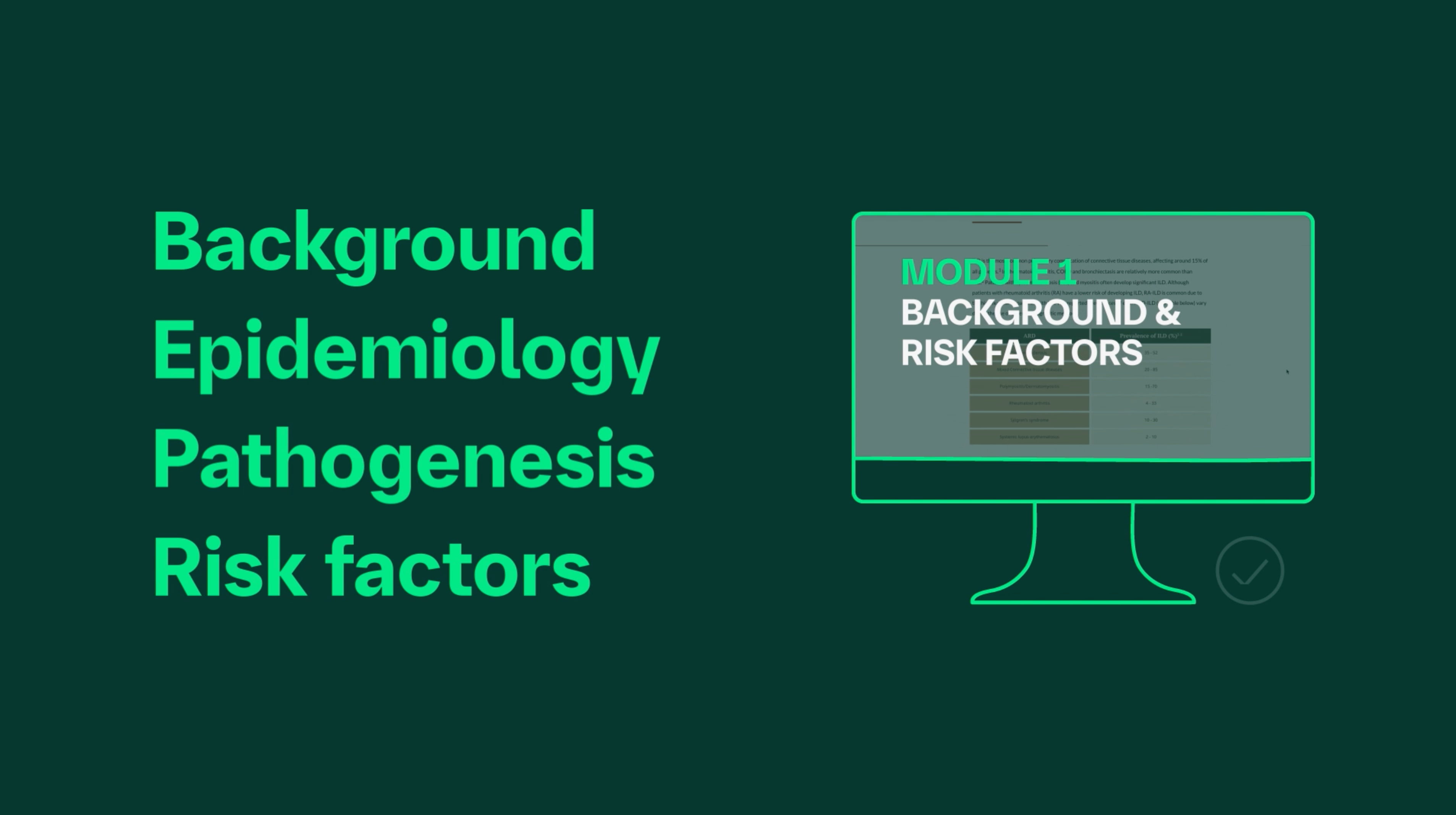 Module 1: Epidemiology, Pathogenesis, Risk Factors